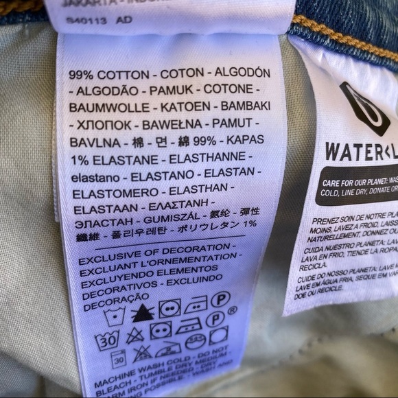 Levis Women's Wedgie Premium Quality Blue Jeans Size 26*25 - Picture 8 of 8